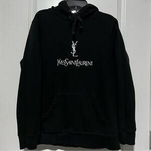 Yves Saint Laurent Black Hoodie for Men